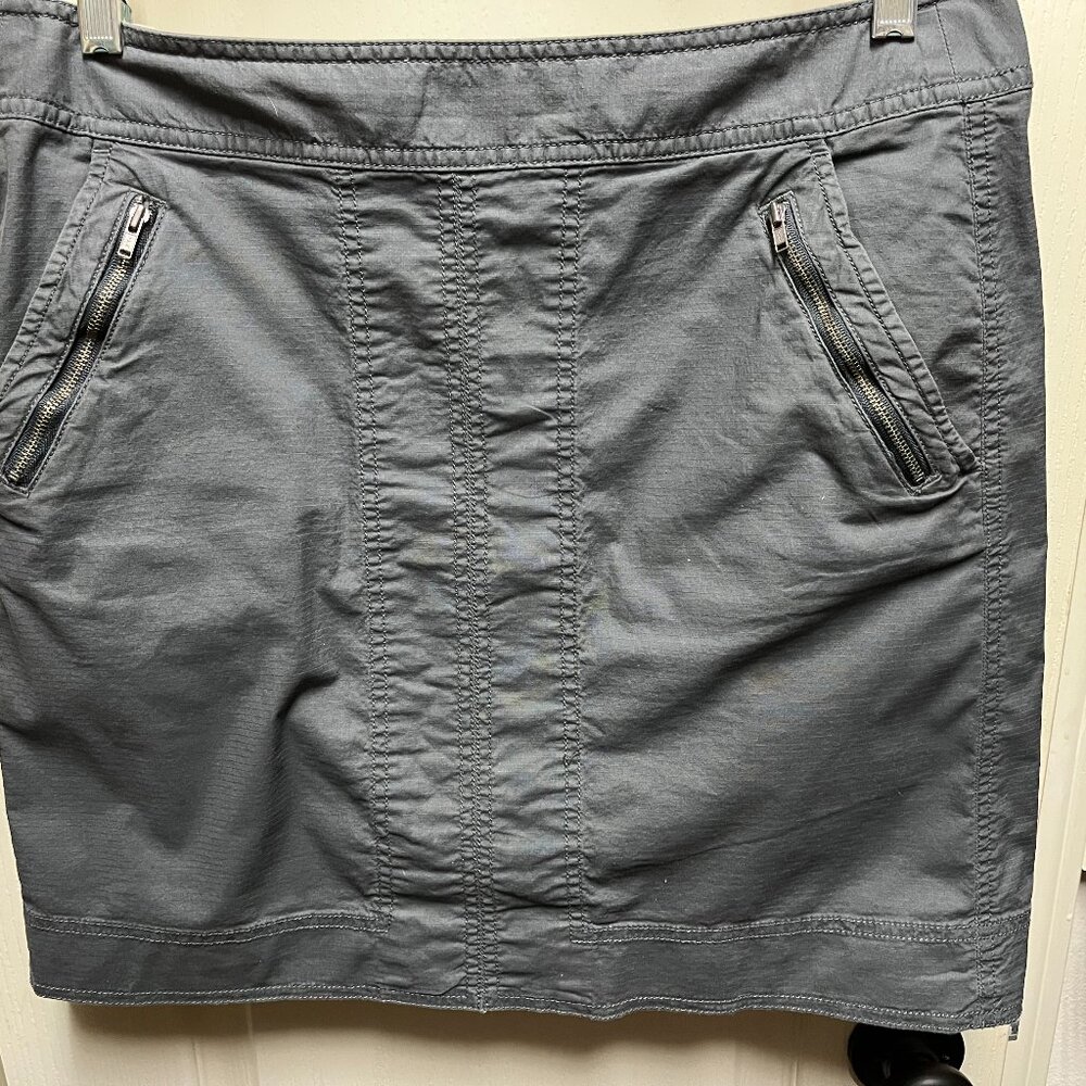 Ann Taylor Loft Casual Slate Skirt 6